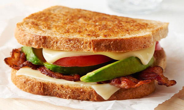 Bacon & Avocado Grilled Cheese Sandwiches